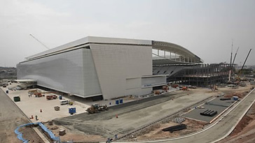 월드컵 D50 지금 브라질은개막전 열릴 경기장 아직도 공사 중