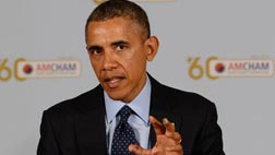 오바마 재계 총수 회동 세일즈 외교한미 FTA 이행 강조 