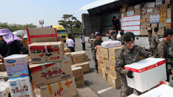 실종자 가족 행세하며 구호물품 빼돌린 30대 검거