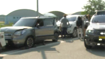 사건사고 극심한 정체 속 깜빡 연쇄 추돌사고 잇따라 