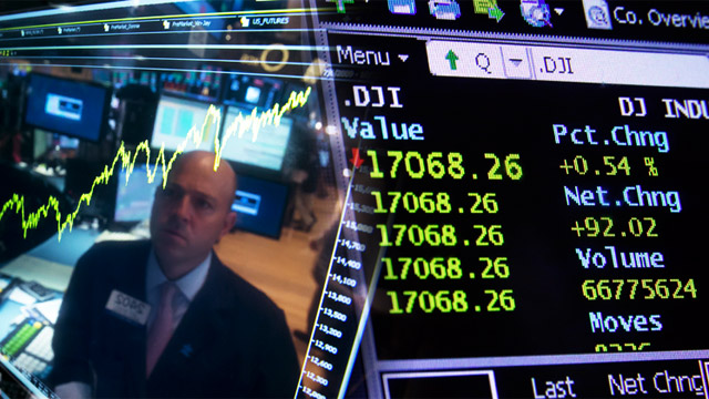 뉴욕 다우지수 사상 첫 17000 돌파사흘 연속 최고 기록