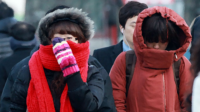오늘 아침 추위 절정서울 13도홍천 25도