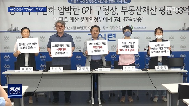 공시지가 내리자더니알고 보니 부동산 부자