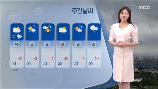 날씨 서울 31도 한여름 더위곳에 따라 소나기