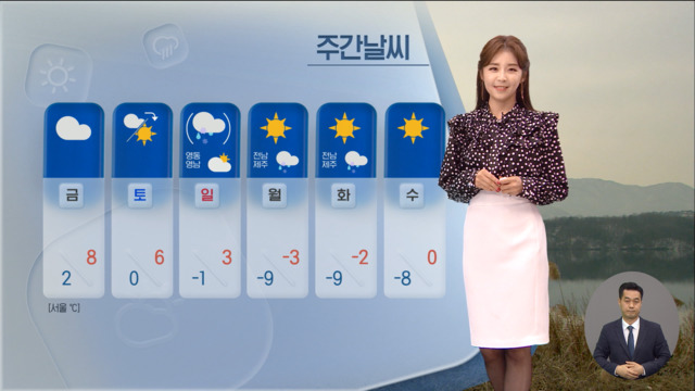 날씨 밤새 경기영서 첫눈추위는 내일도 주춤