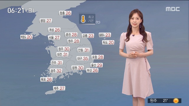 날씨 여전히 뿌연 하늘남부 지방 폭염 최대 고비