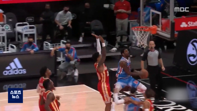 스포츠 영상 NBA 어빙의 미친 더블클러치