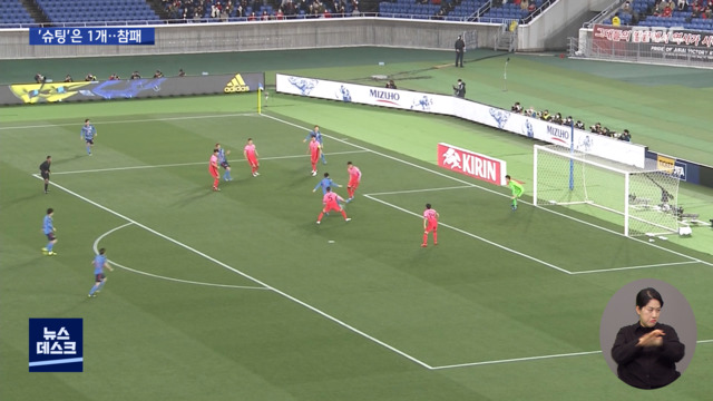 Helpless for 90 minutes…  Korea-Japan soccer 0-3 defeat