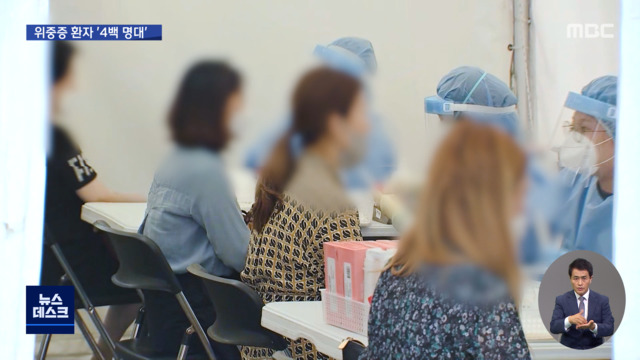 위중증 환자 ‘4백 명’…대전·충남 중증 병상 다 채워