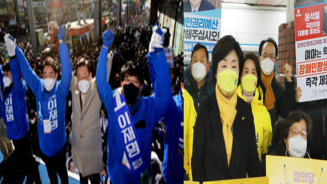 이 "충청 사위사드 말고 균형발전" 심 "양당 모두 심판"