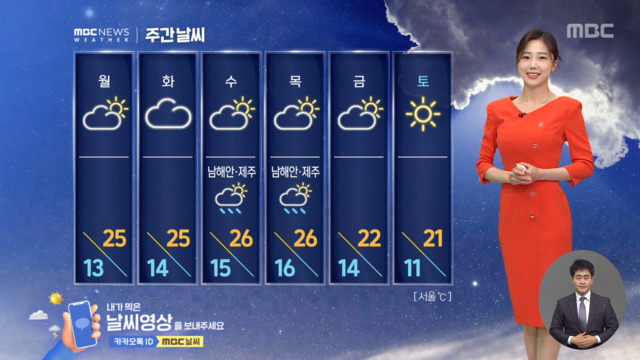 날씨 어버이날 일교차 커요흐린 하늘 늦은 밤 곳곳 빗방울