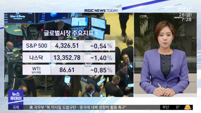 뉴욕증시 변동성 지속나스닥 14 하락