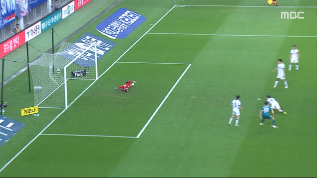 스포츠 영상 대전 김인균 선제골 환상 논스톱 플레이
