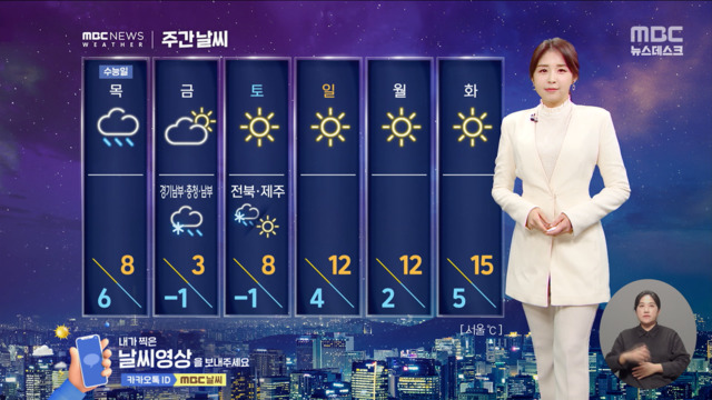 날씨 내일 큰 추위 없어 새벽까지 서해안 빗방울 수능일 짧고 요란한 비
