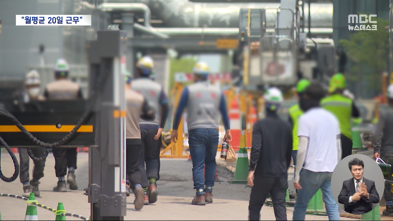 "한국인 한 달 20일 일한다"대법 배상금 기준 일수 낮췄다