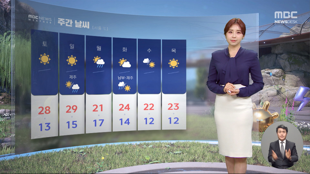 날씨 내일 꽃가루 농도 위험지수 높음미세먼지 예보 서쪽 짙은 안개