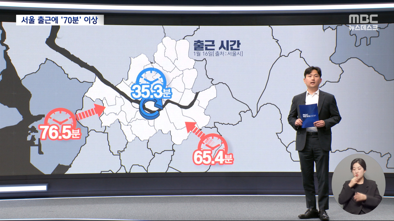 서울 직장 경기도민 출근 시간 76분서울 내 출근 2배