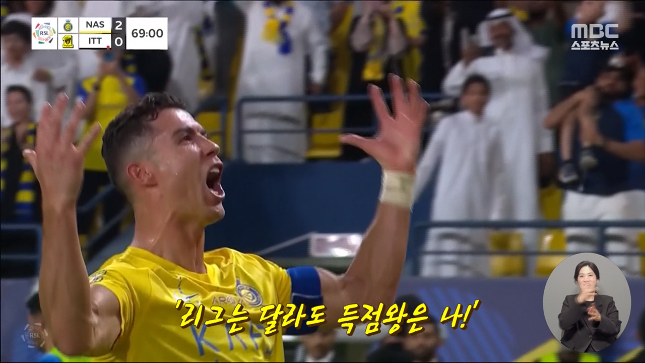 톱플레이 35골 신기록 호날두4개국 득점왕 실화 맞아