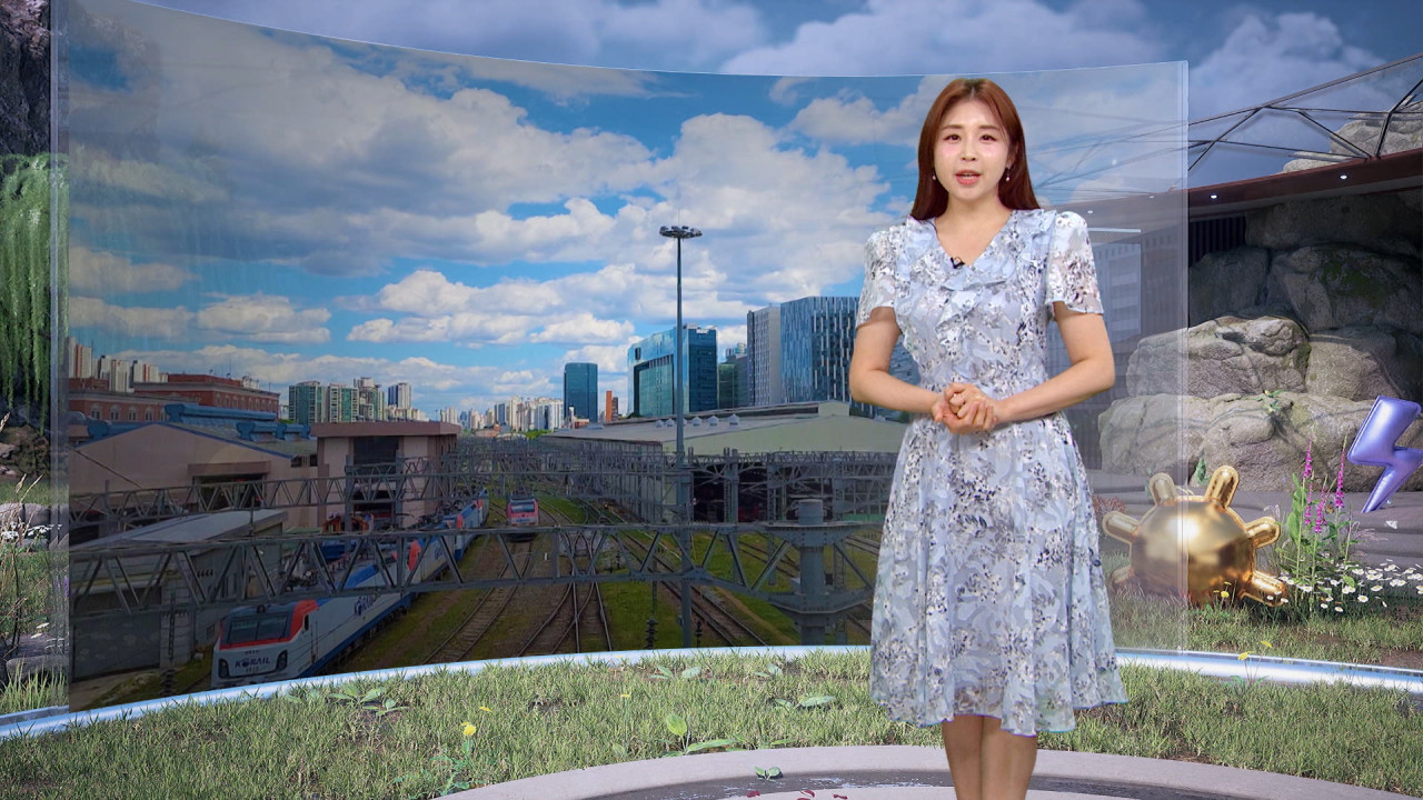 날씨 깨끗한 대기에 뭉게구름내일도 쾌청 낮 기온 더 올라