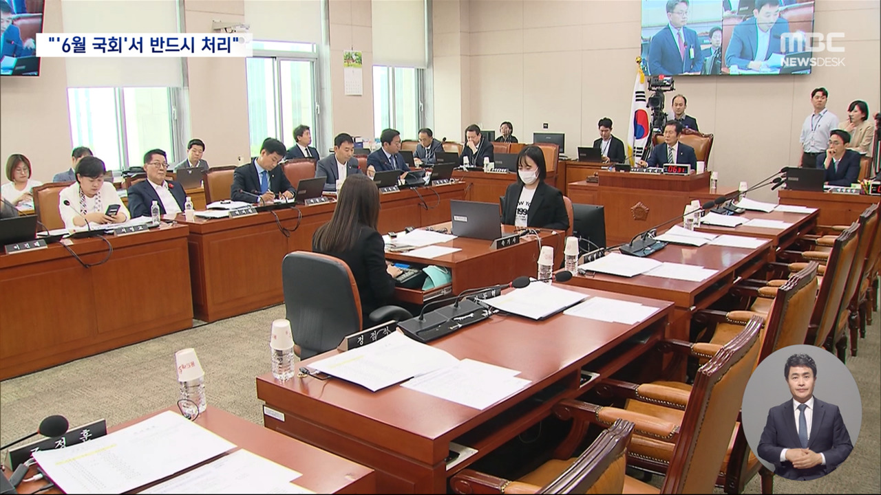 '채상병 특검법' 야당 단독 법사위 통과‥박성재 법무장관 퇴장 - MBC 뉴스