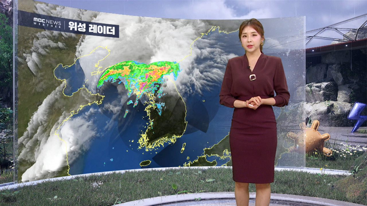 날씨 밤사이 충남 서해안 100mm호우 남부 이틀째 폭염