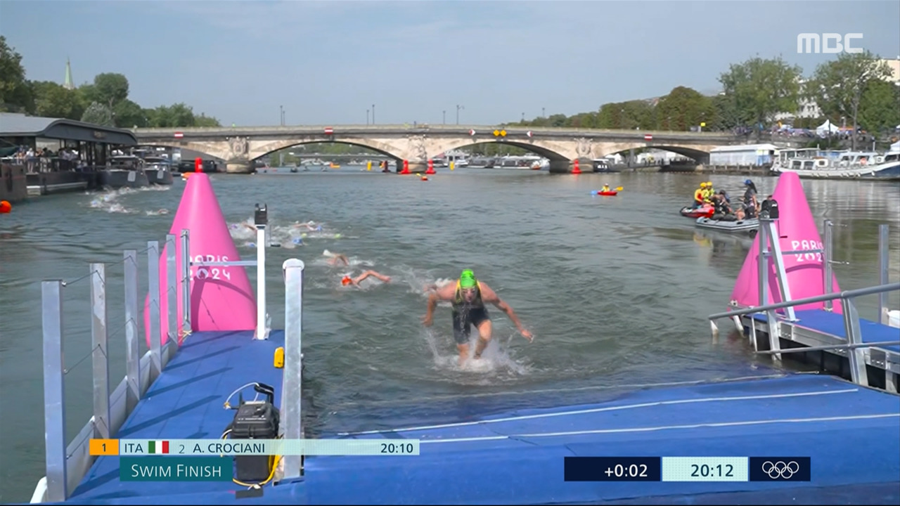 스포츠 영상 파리 올림픽 철인3종 논란 속 오늘 강행