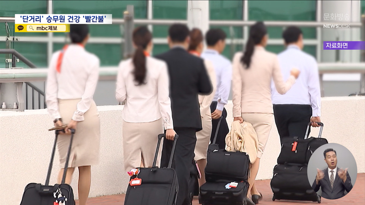 저비용 항공사 승무원 529명 건강 특이사항 발생"피폭량 관리 개선해야"