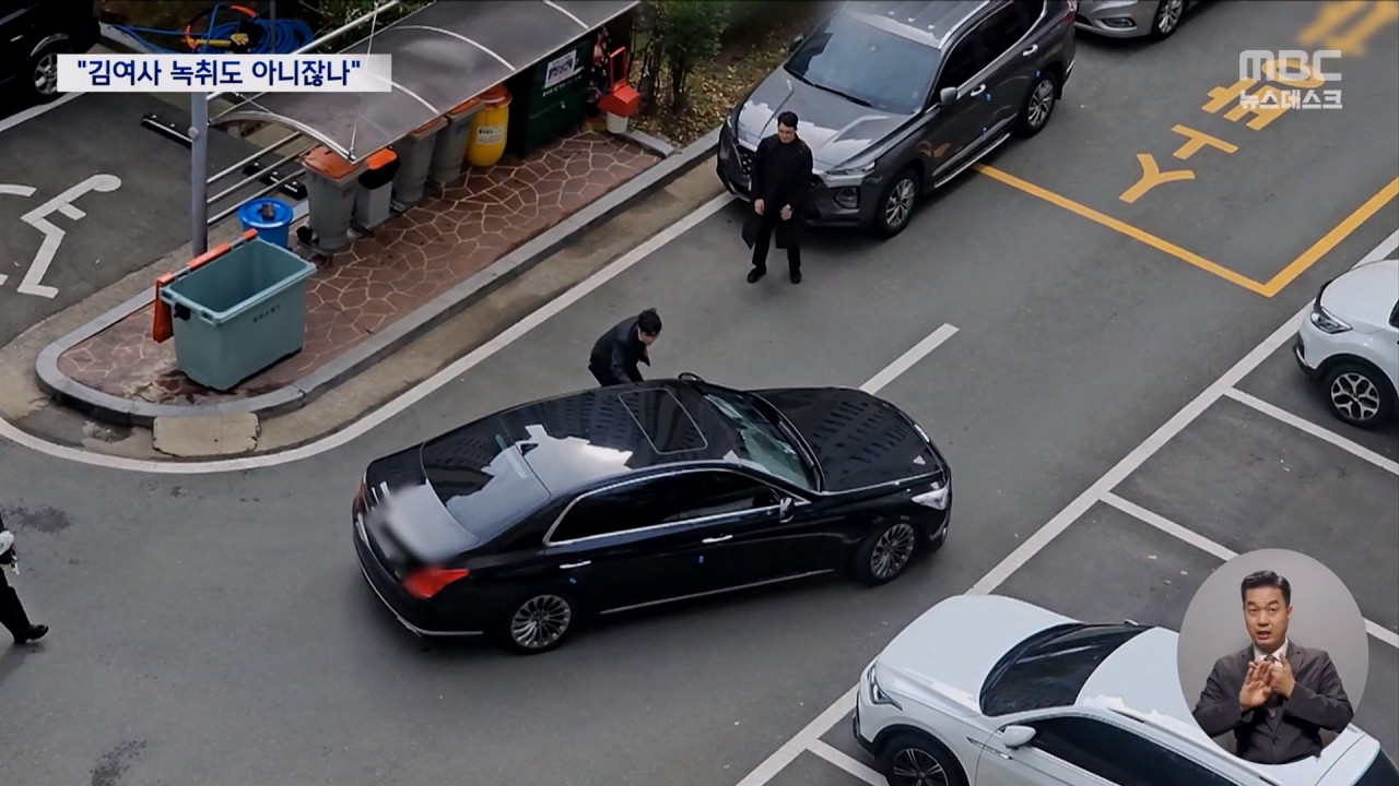 취재진 몰린 명태균 자택 "김 여사 녹취라도 나왔냐" 평가절하