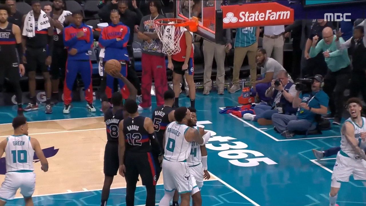 스포츠 영상 NBA 샬럿 브랜든 밀러 집념의 버저비터