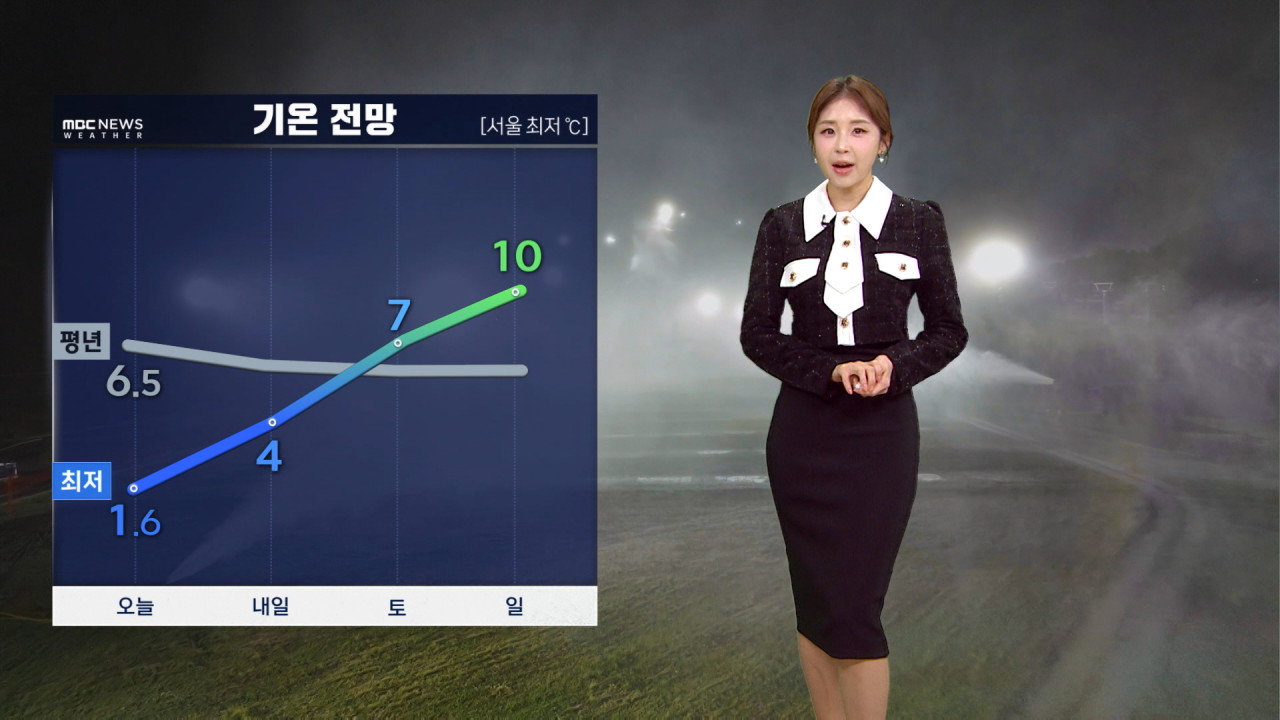 날씨 겨울 시작 입동 올가을 최저스키장 본격 개장 준비