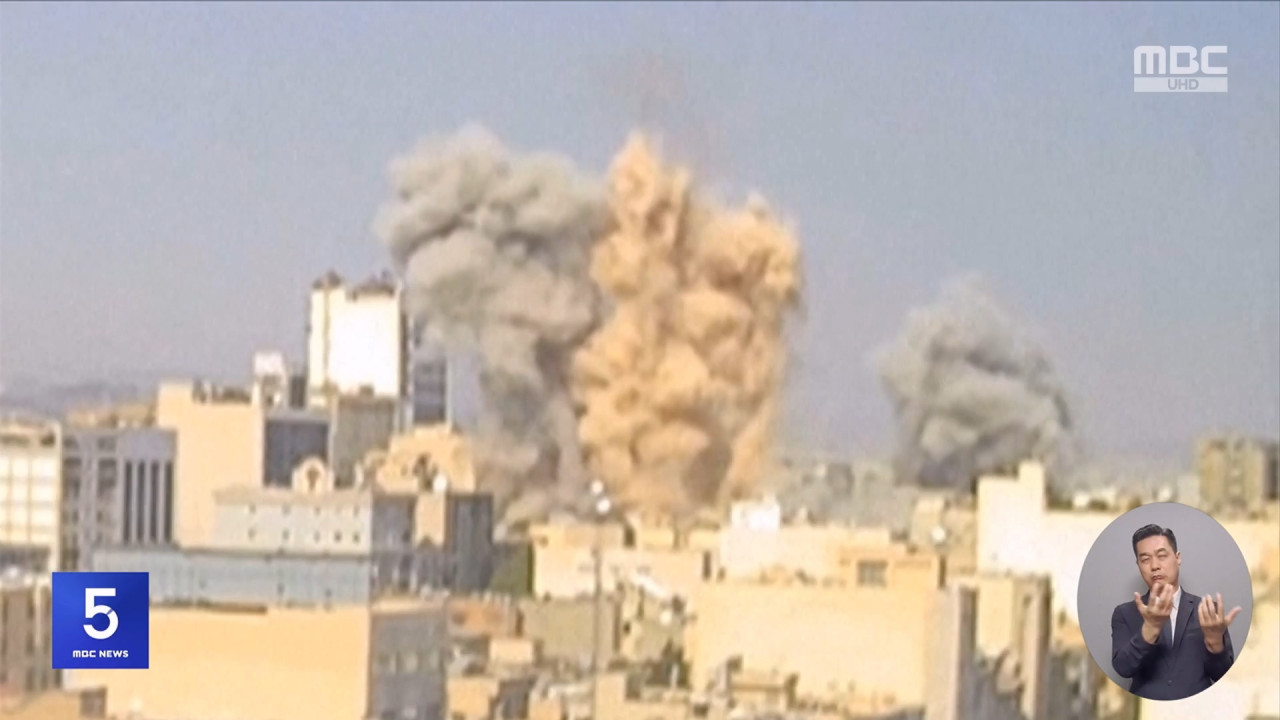 이스라엘이란 대낮 공습전면전 위기 고조