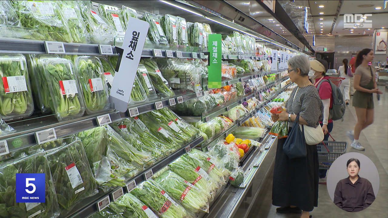 소비자물가 21폭염에 농수산물 들썩