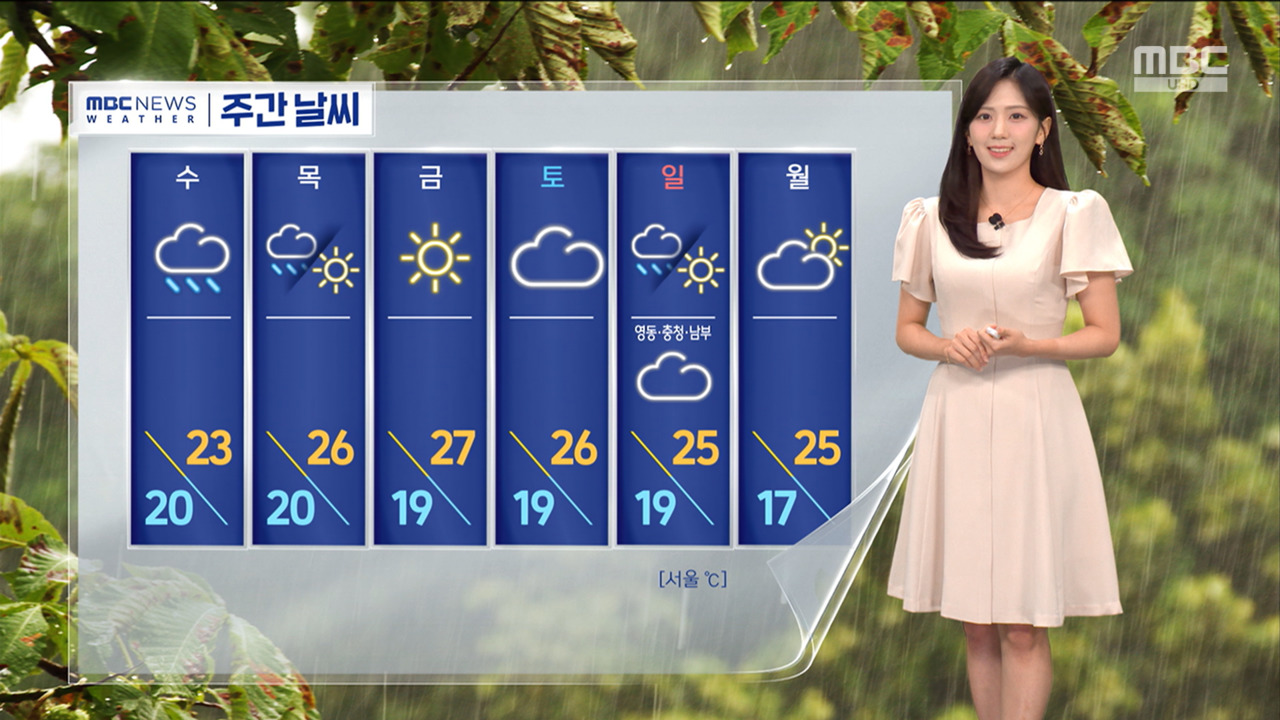 [날씨] 절기 '추분' 내륙 큰 일교차‥모레 전국 가을비