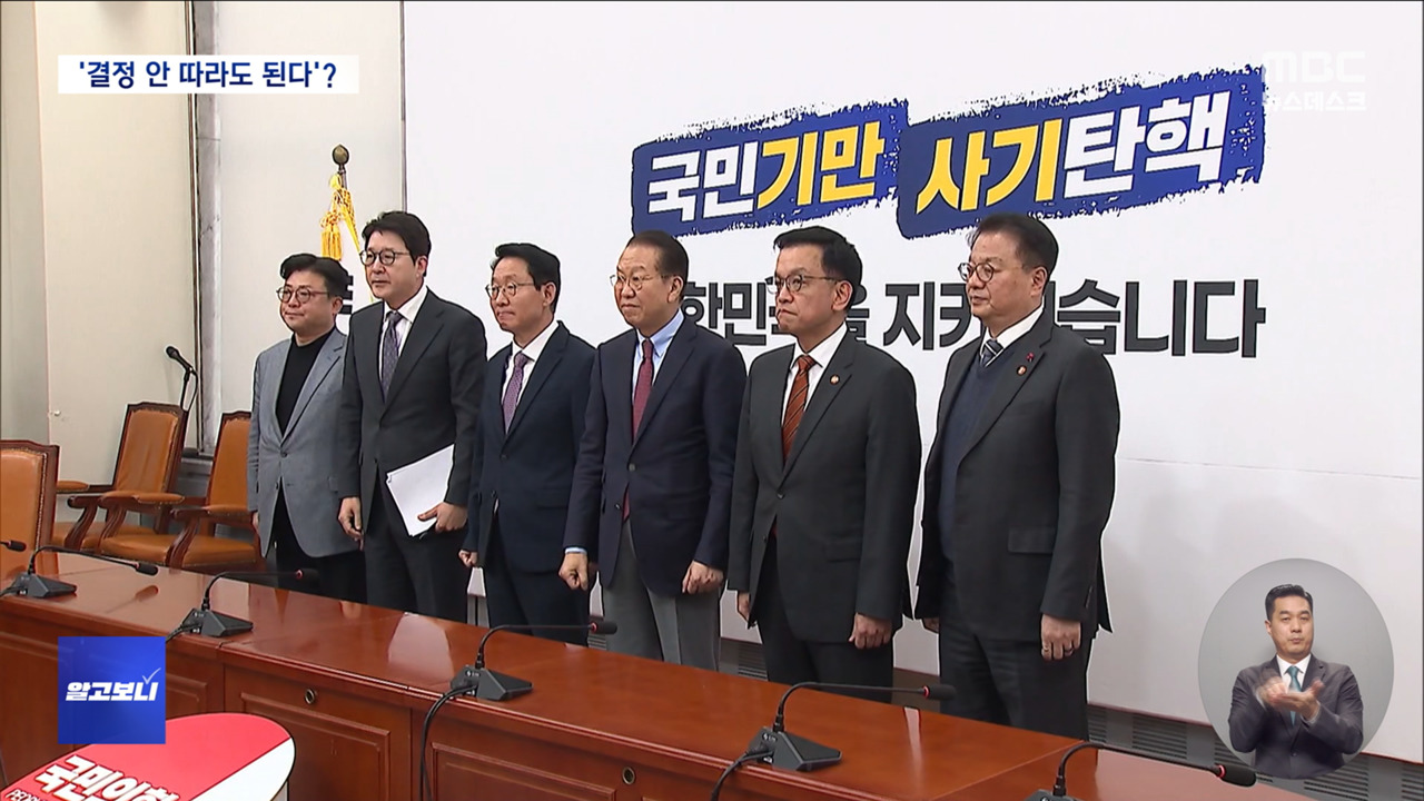 알고보니 헌법재판소 결정 안 따라도 그만