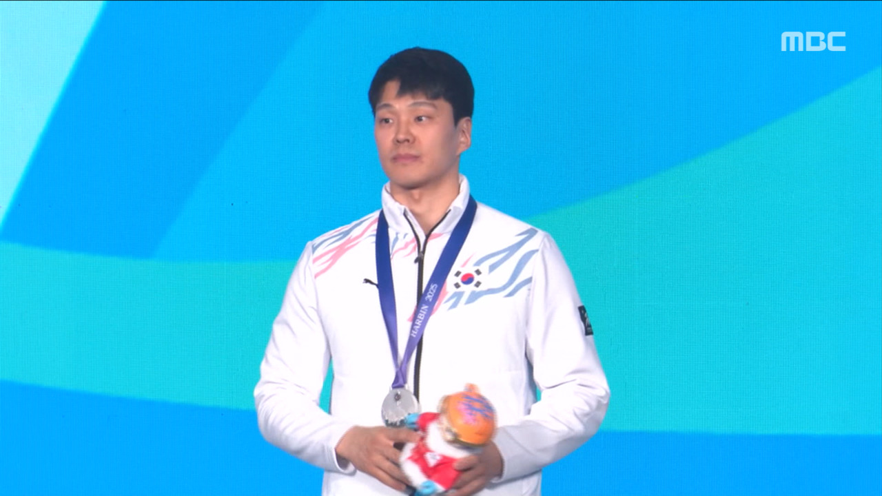 스포츠 영상 정동현 알파인스키 회전 은메달AG 통산 4번째 메달