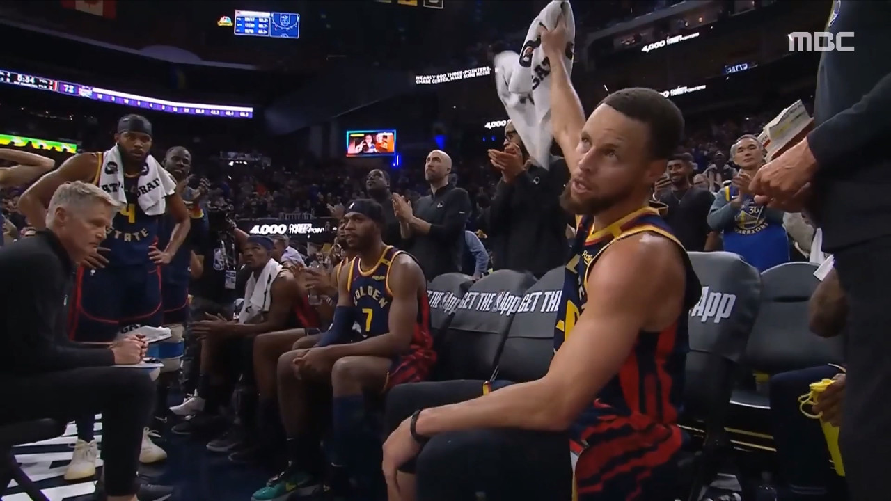 스포츠 영상 NBA 커리 전인미답 3점슛 통산 4000개 달성