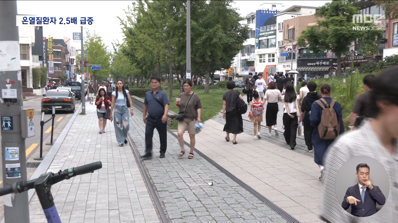 하루 2백 명 온열질환자도 역대 최대젊은 사람도 예외 아냐