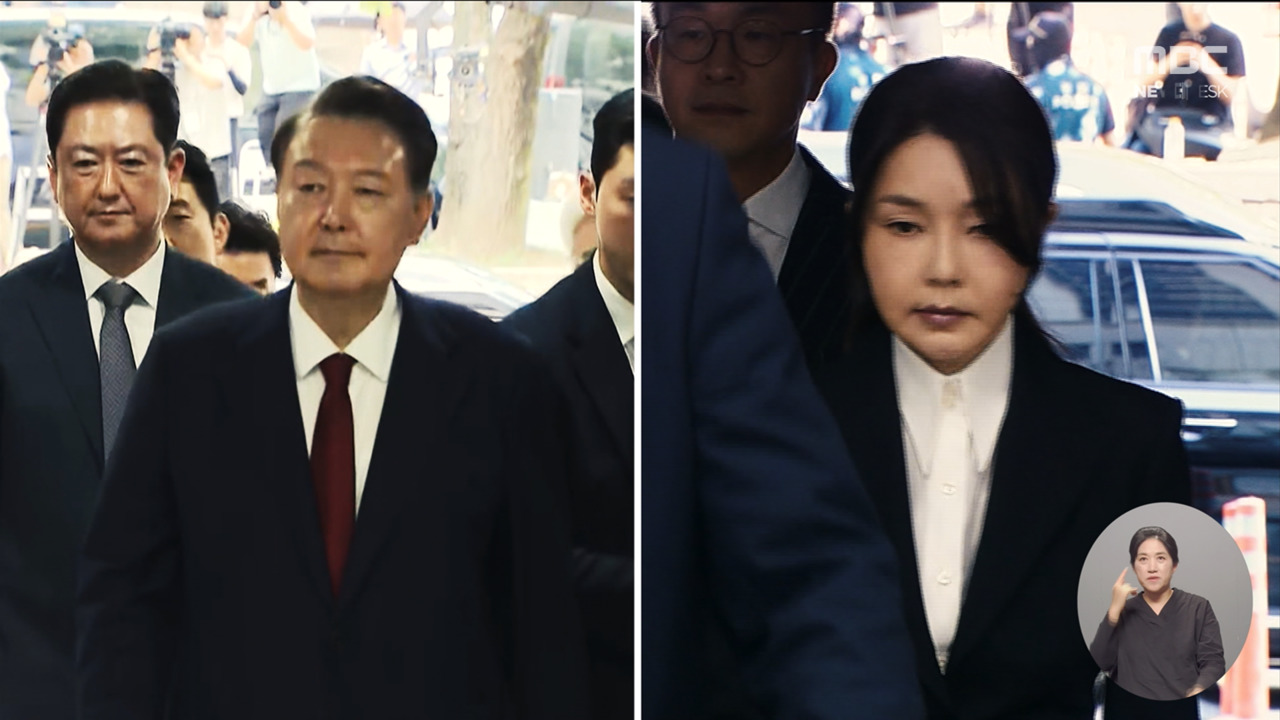 "아무것도 아닌 사람" 김건희 이번엔 침묵굳은 표정으로 구치소 이동