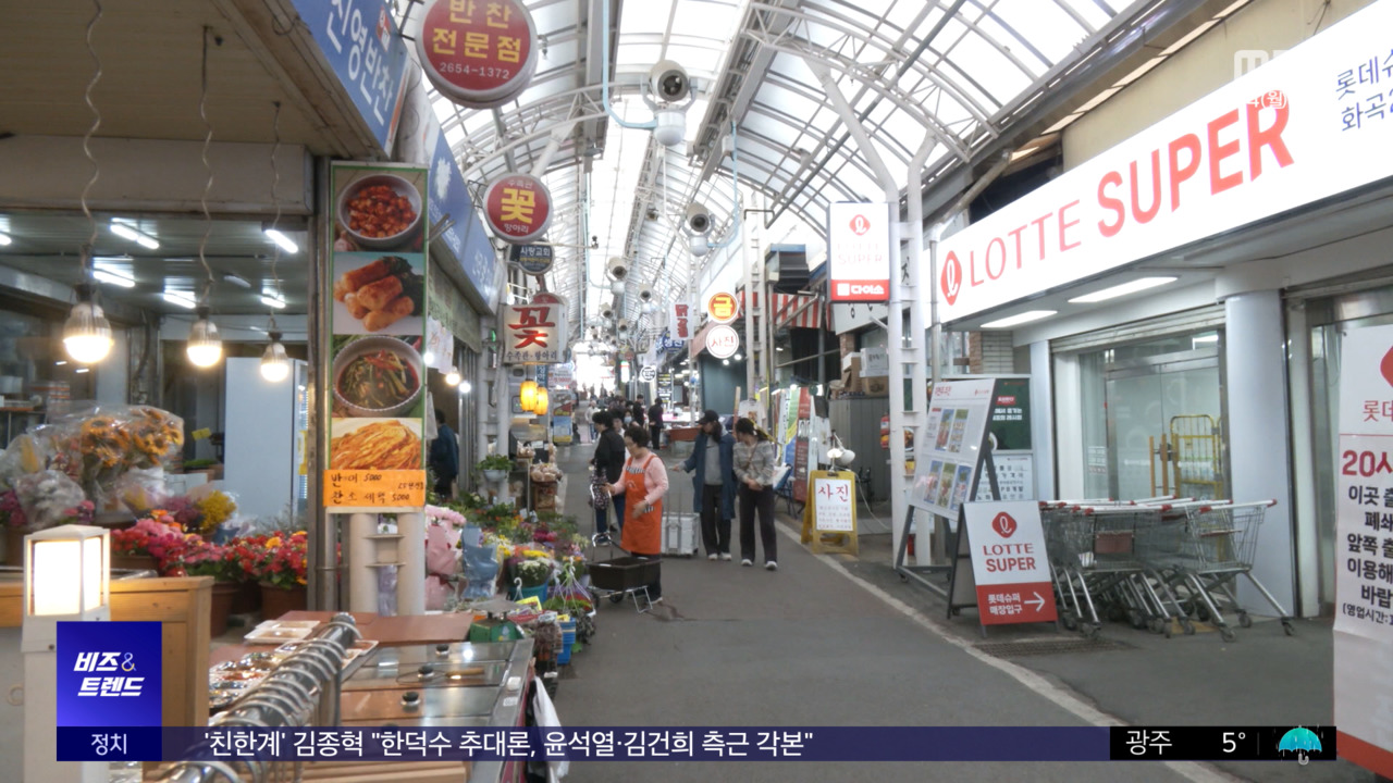 비즈트렌드마트품은재래시장조기대선이변수