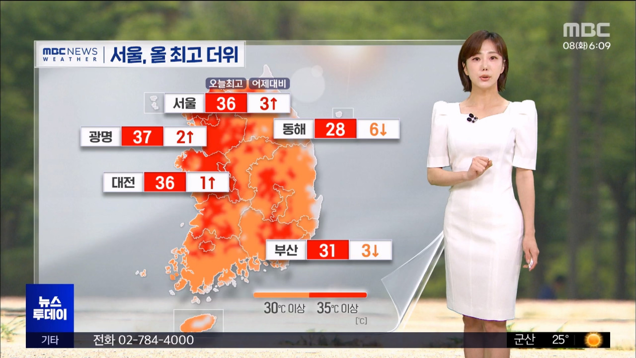 적란운 레이더 영상