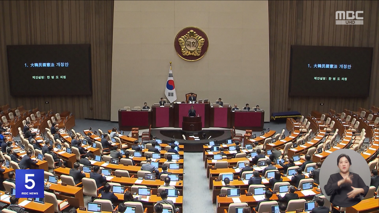 헌법 개정안 투표 불성립국민의힘 불참