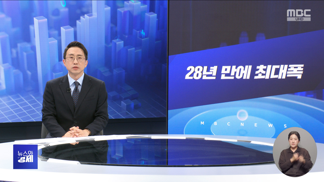 간추린 경제 1 28년 만에 최대폭 2 챗GPT 상장 준비