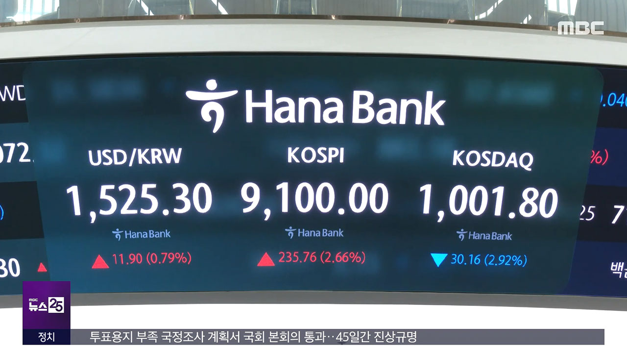 코스피 1만 눈앞"반도체의 힘" 어디까지 갈까