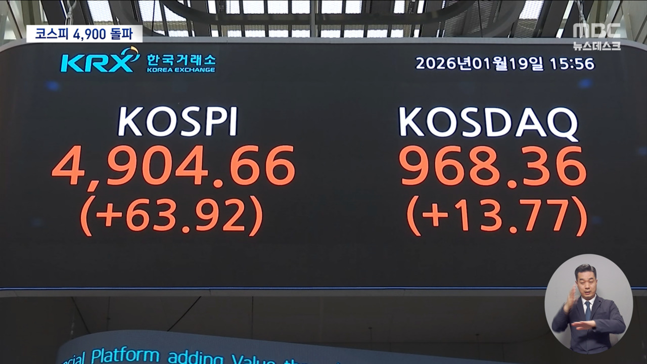 관세왕 협박에도 코스피 4900 돌파5천 카운트다운 시작