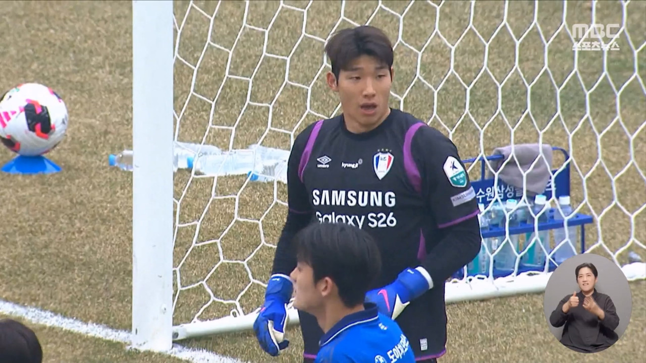 U23 합류한 수원 전승 주역"이정효 감독님이 최선을 다하래요"