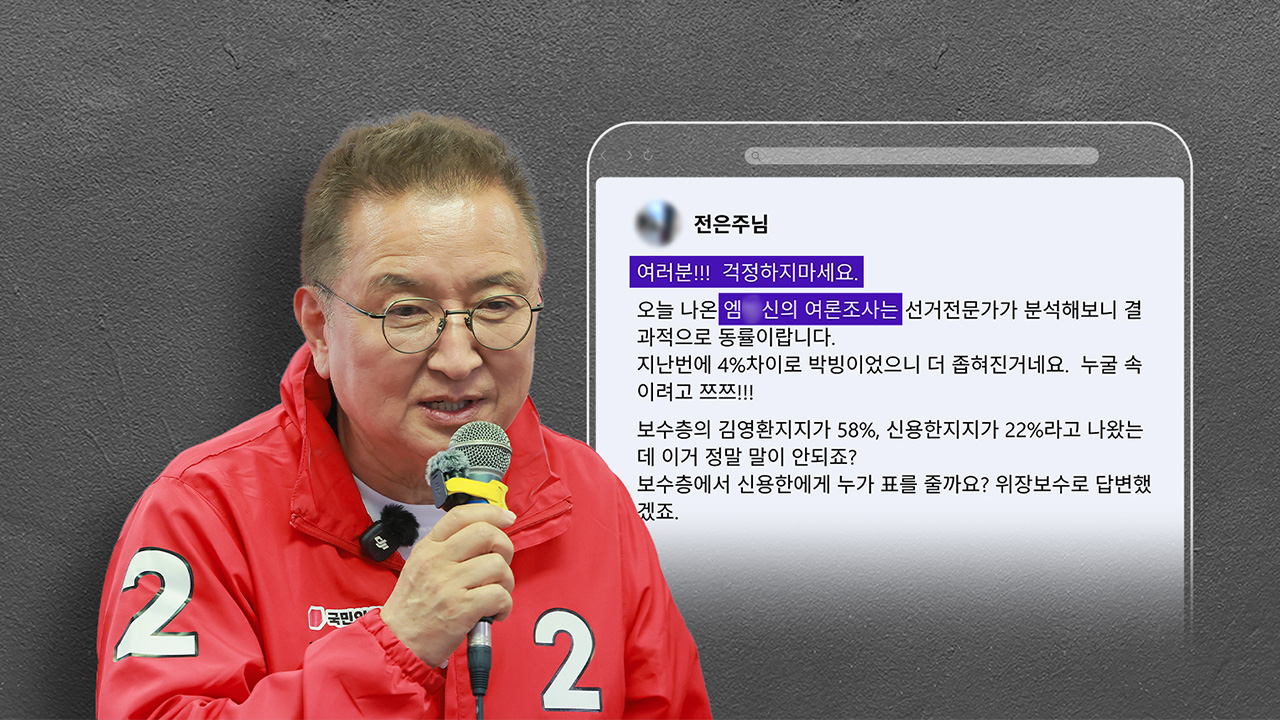 여론조사 결과 불만 품고김영환 후보 부인 장애인 비하 발언 논란