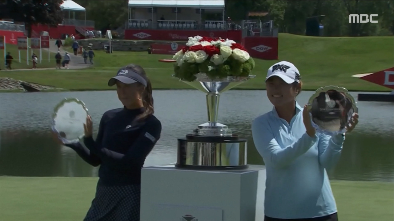 스포츠 영상 재미교포 지나 김의 LPGA 우승 이끈 샷 이글