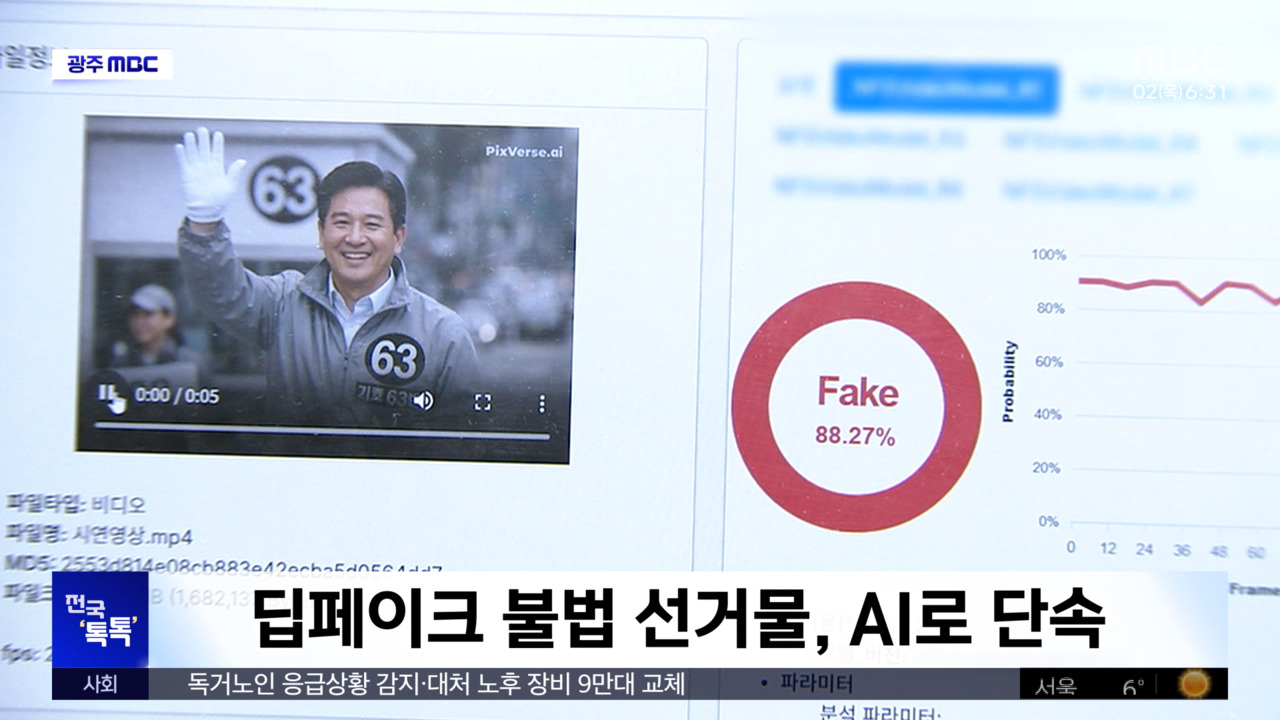 전국 톡톡 딥페이크 불법 선거물 AI로 단속