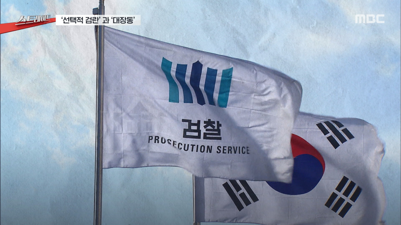 스트레이트 선택적 검란과 대장동